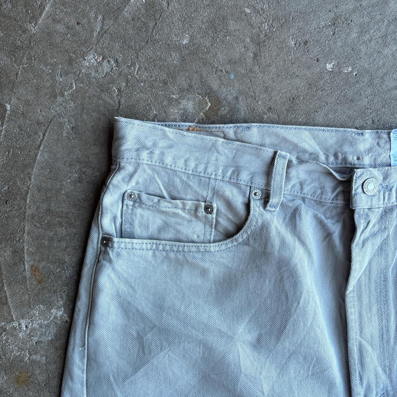 Light Grey Levi’s 505 Denim Shorts (Jorts)