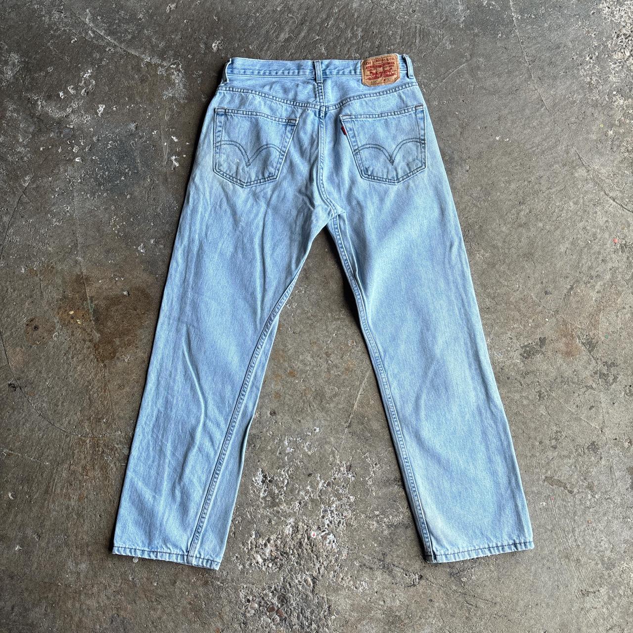 Light Blue Denim Levi’s 505 Regular Fit Jeans