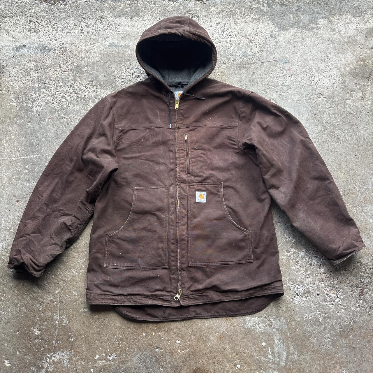 Vintage Brown Carhartt active jacket - XL (Tall)