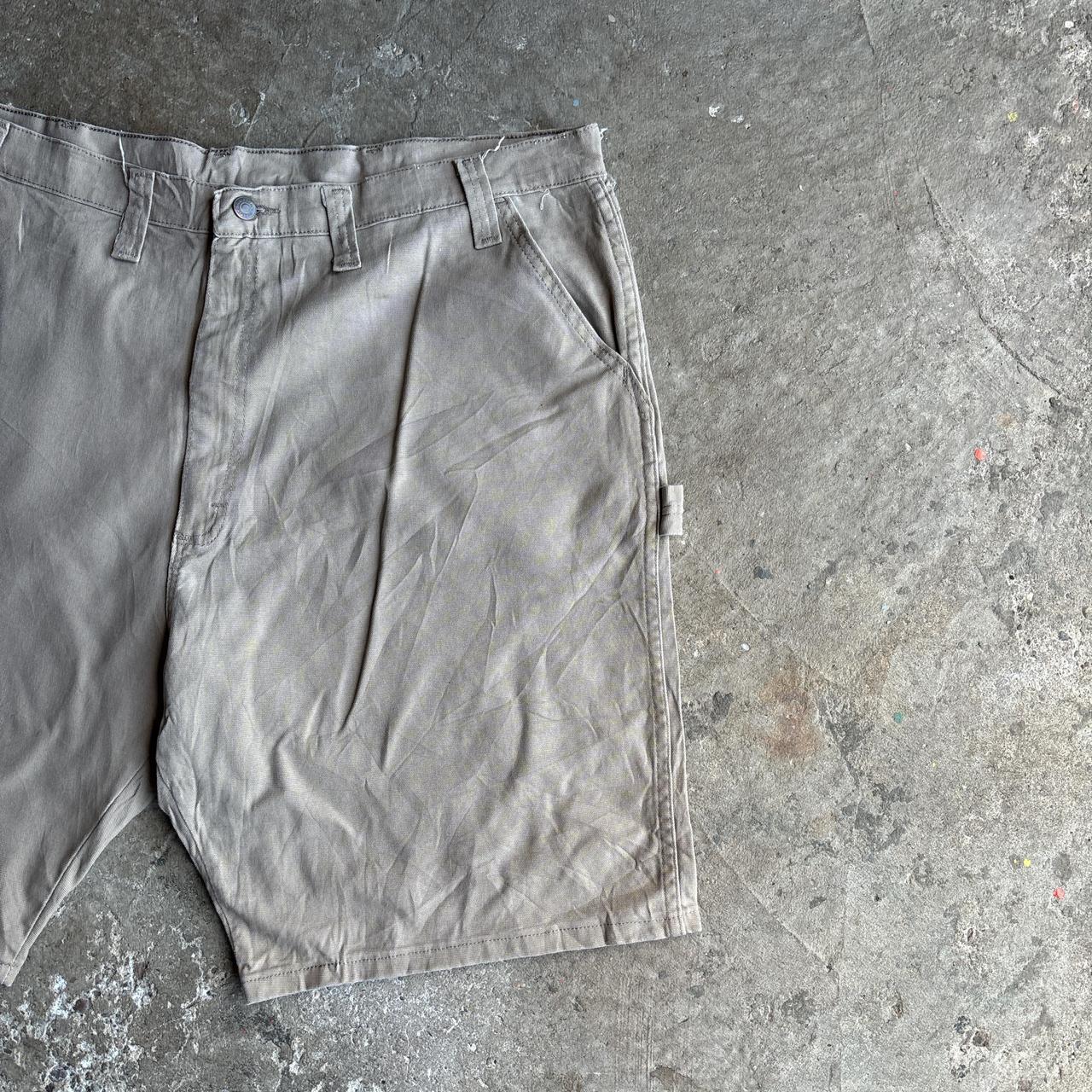 Tan Wrangler Carpenter Shorts