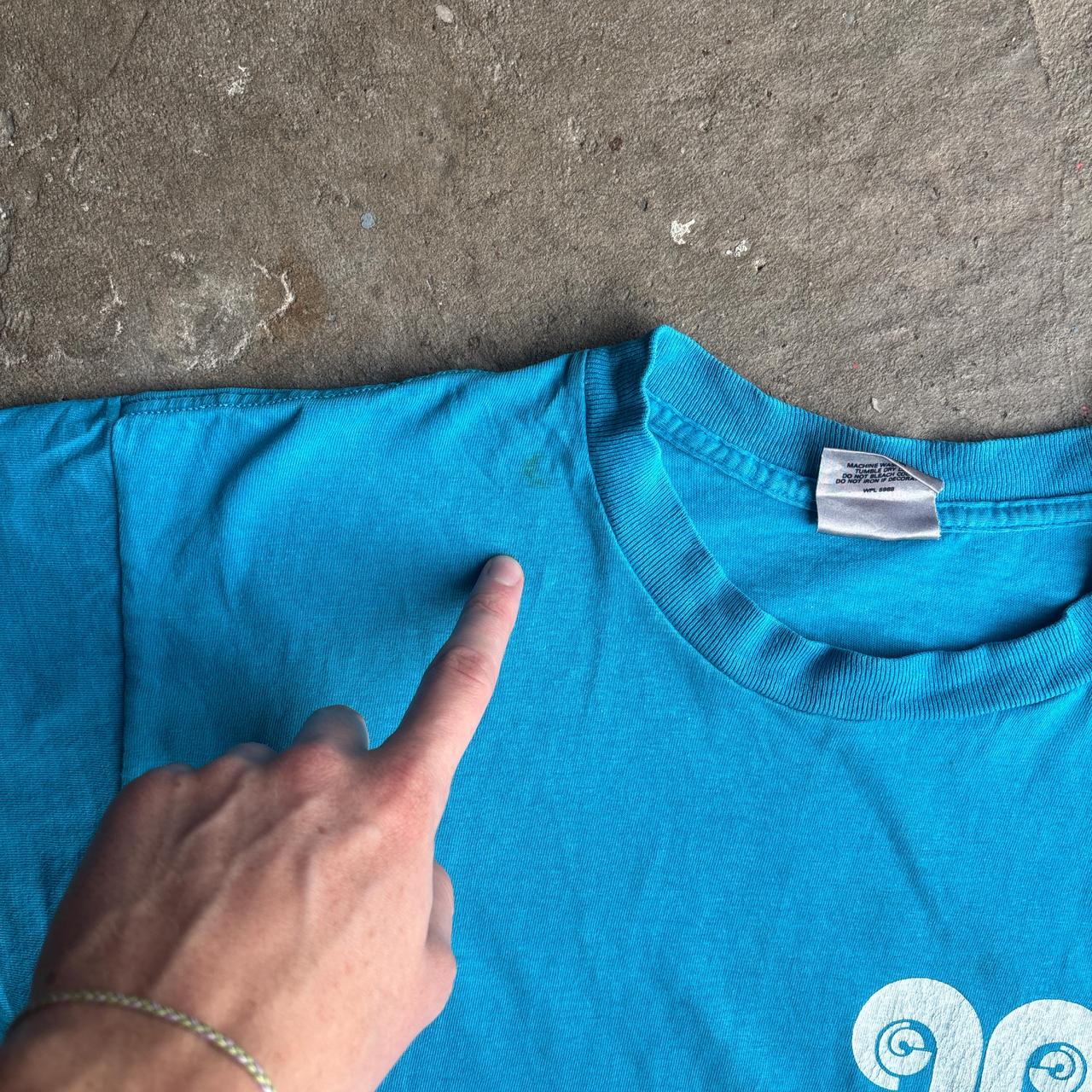 Vibrant Blue ‘The Sea Ranch’ Single Stitch T-Shirt - XL