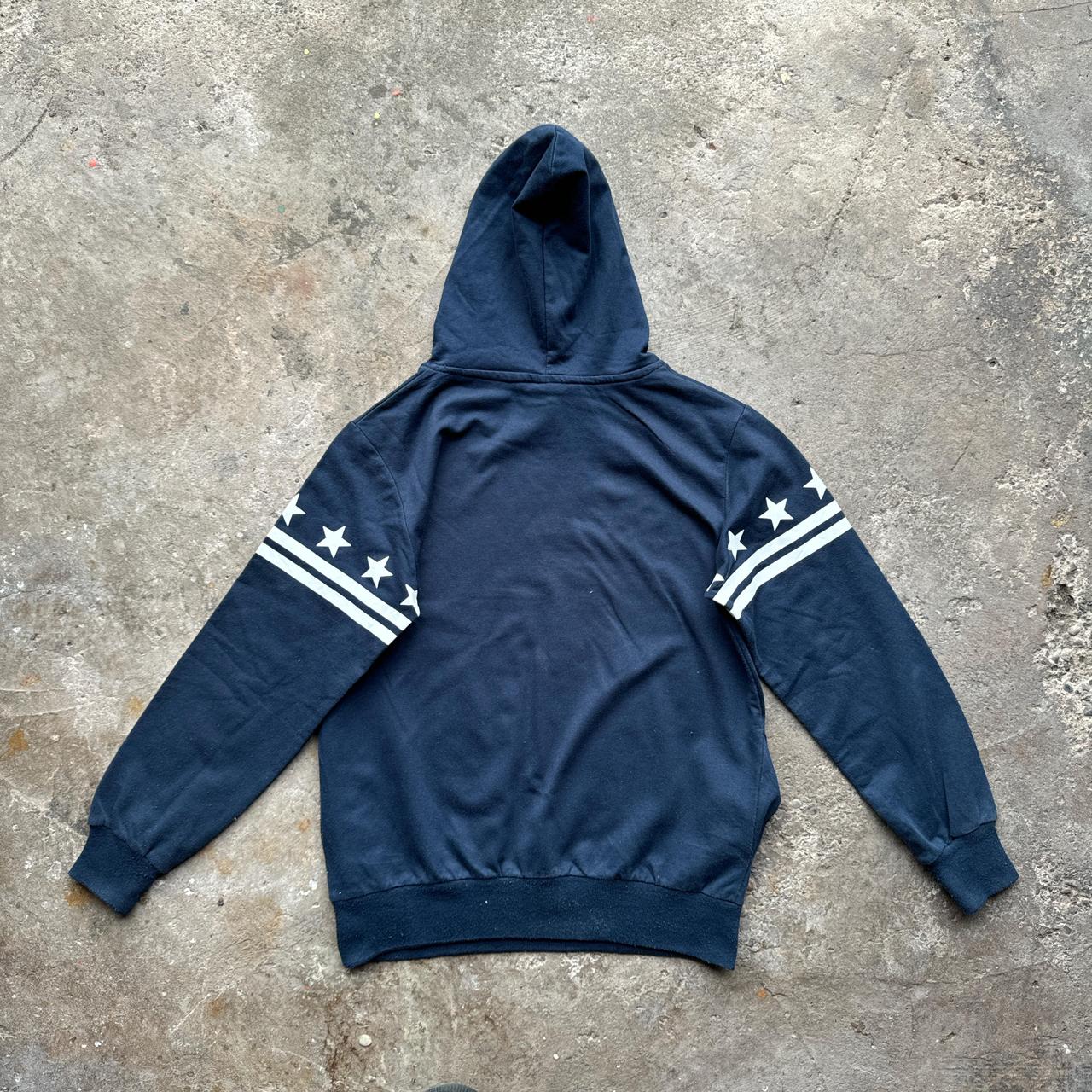 Navy blue graphic hoody
