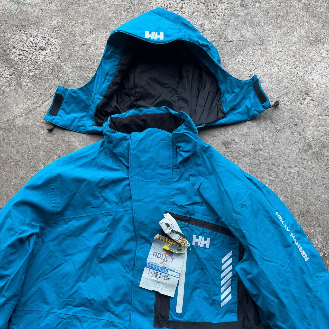 Blue Helly Hansen ski jacket