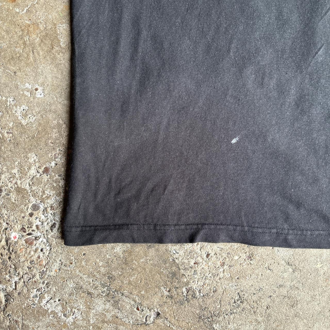 Black Paint Splattered Carhartt T-Shirt - L