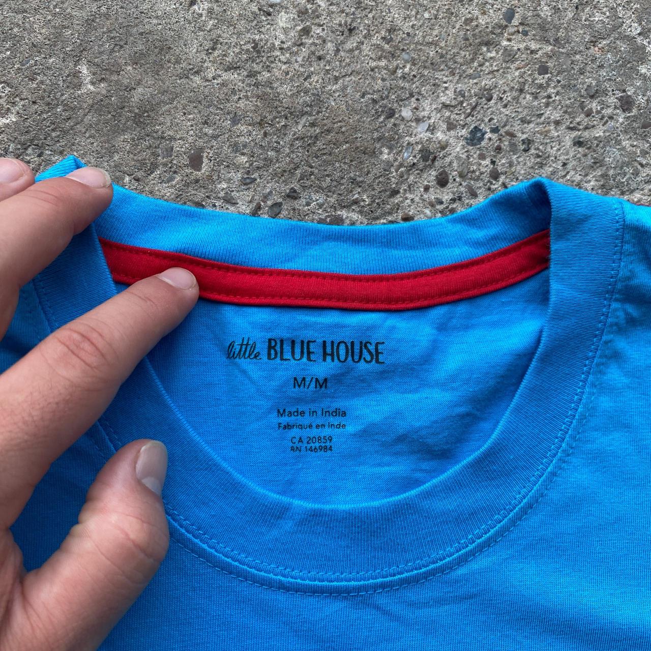 Blue graphic ‘Wild Beer’ t-shirt - M