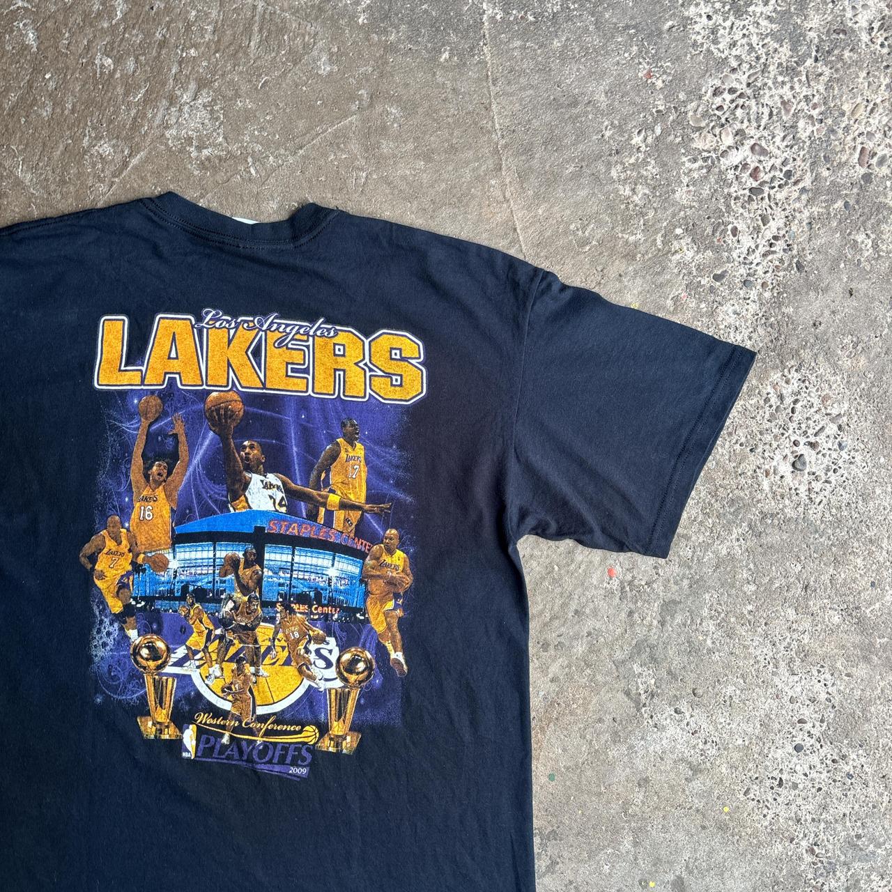 Dark Navy Graphic 2009 Lakers T-Shirt - L