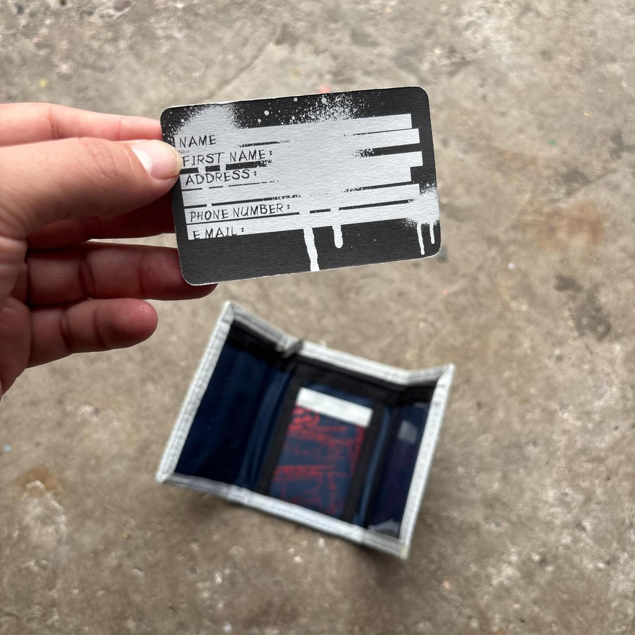 00s Blue and Grey wallet - dead stock