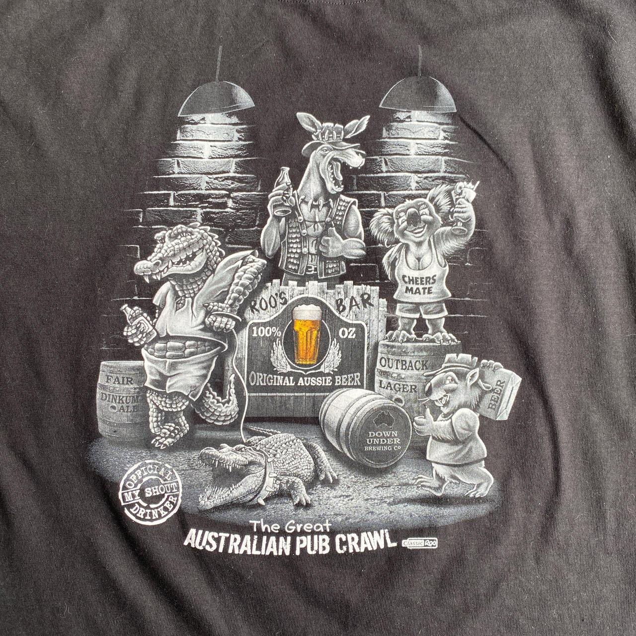 Black ‘The Great Australian Pub Crawl’ T-Shirt