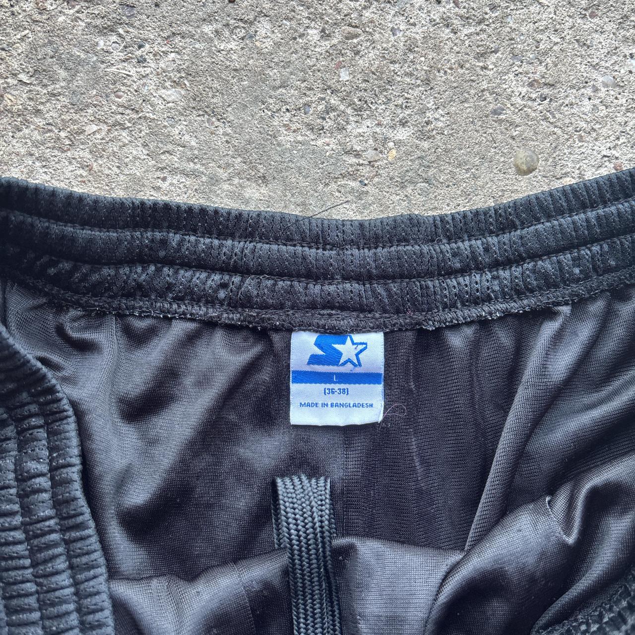 Black Starter Basketball shorts - L