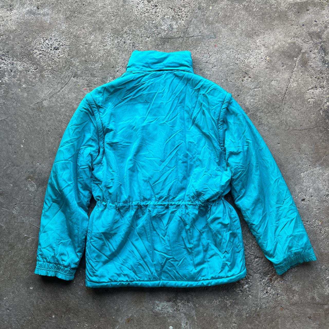 80s Turquoise Mc Kees ski puffer jacket