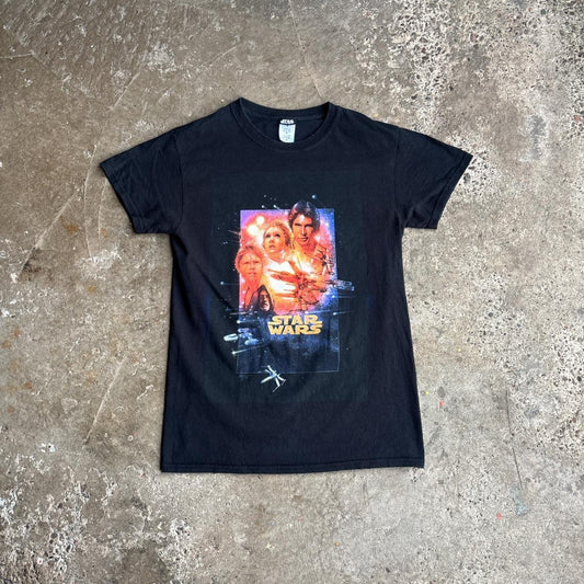 Black Vintage Star Wars ‘A New Hope’ Graphic T-Shirt