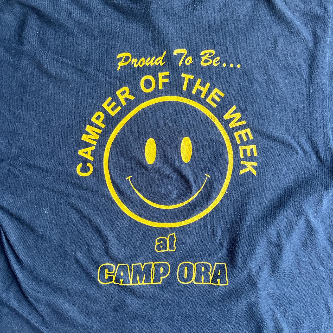 Black Graphic ‘Camp Ora’ Single Stitch T-Shirt