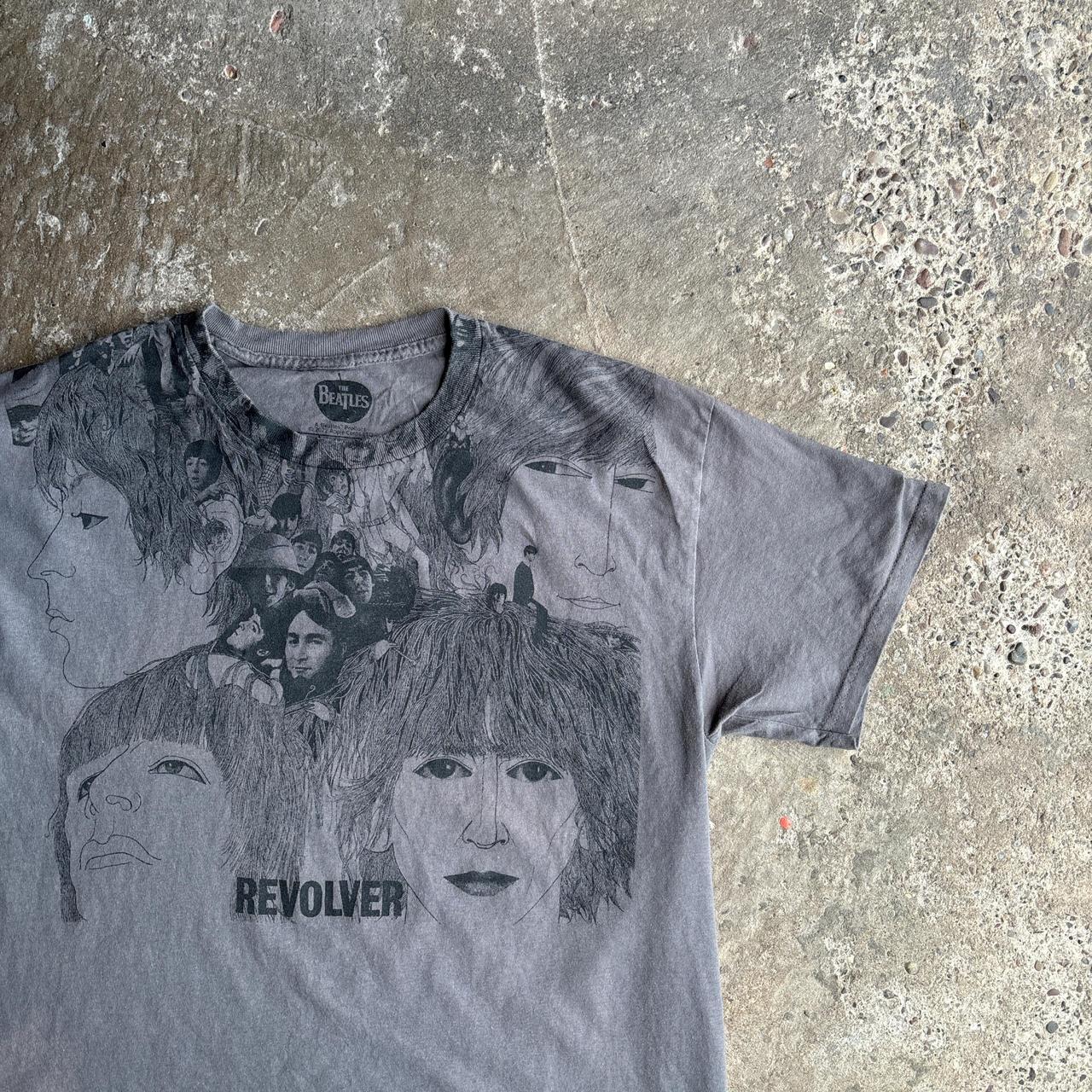 Grey The Beatles Graphic Revolver T-Shirt - L