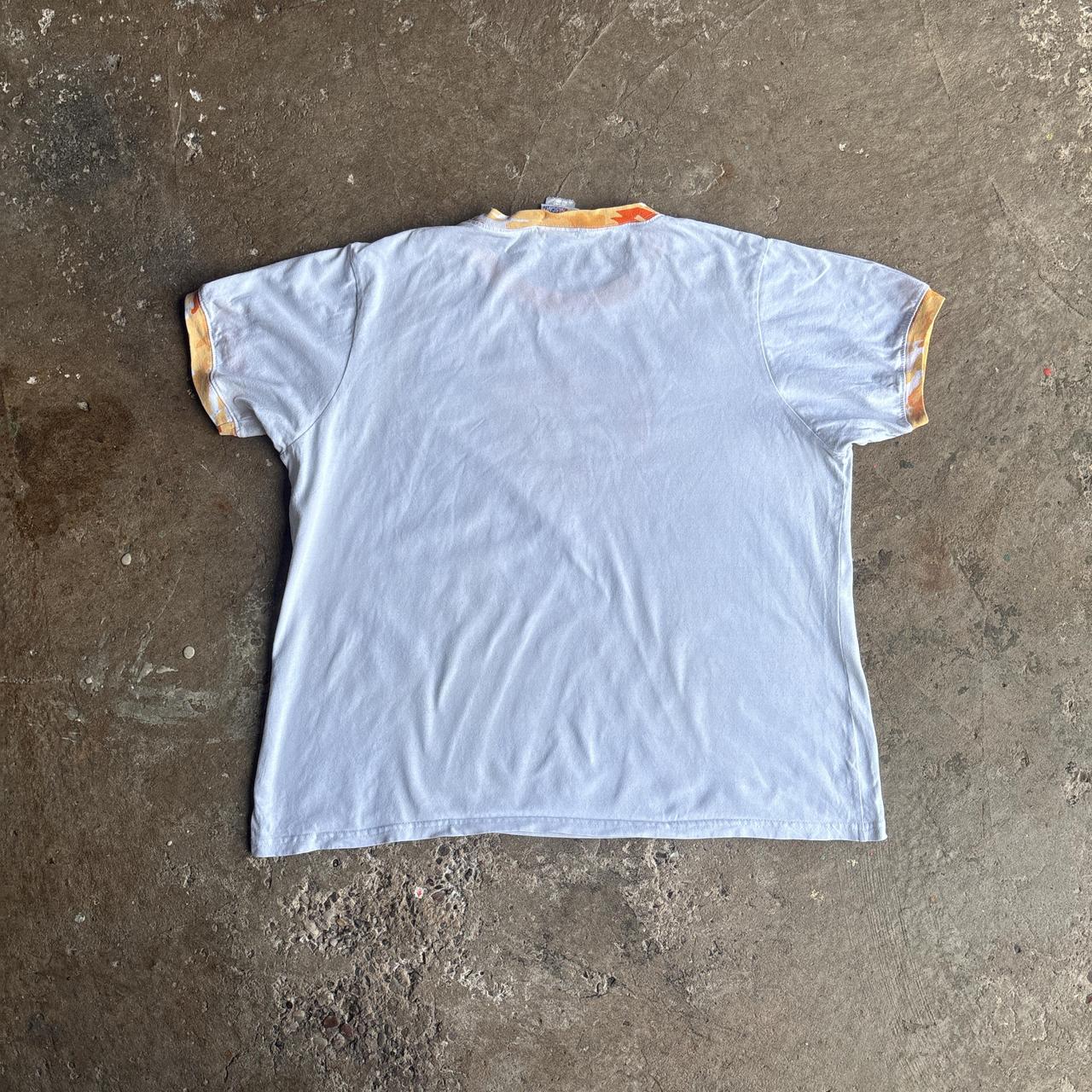 White Graphic NASCAR T-Shirt - M (boxy fit)