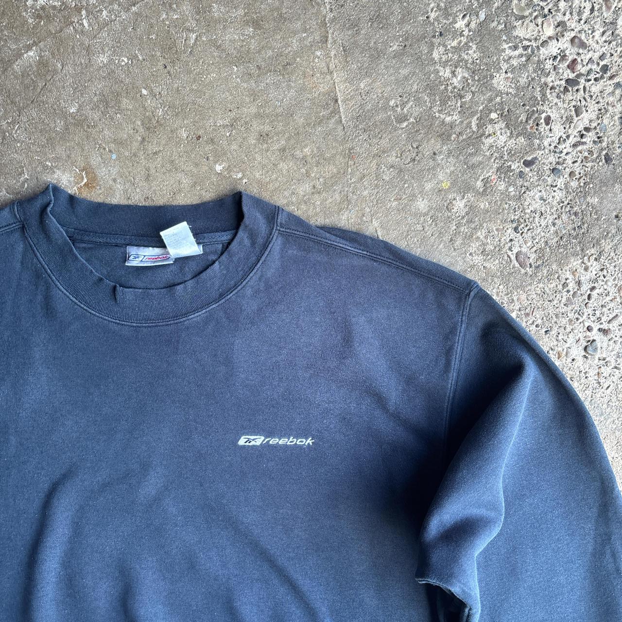 Navy Reebok Crewneck Sweatshirt - XL