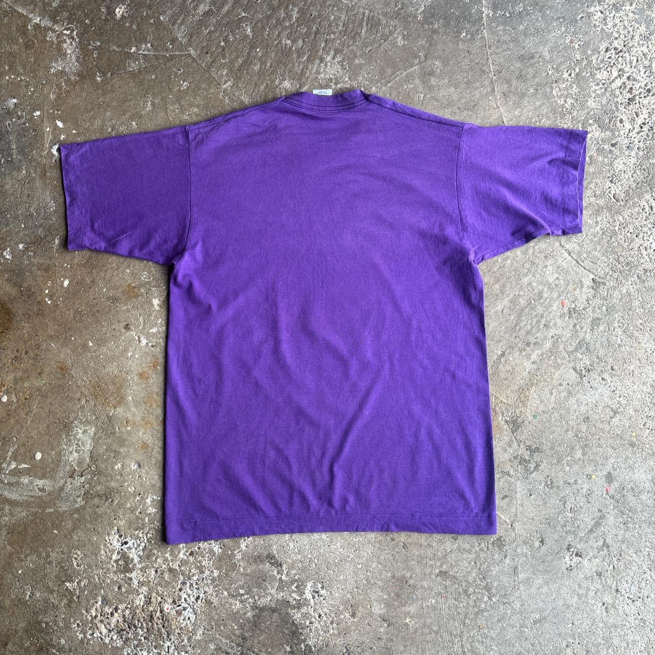 Purple Graphic Sprite Single Stitch T-Shirt