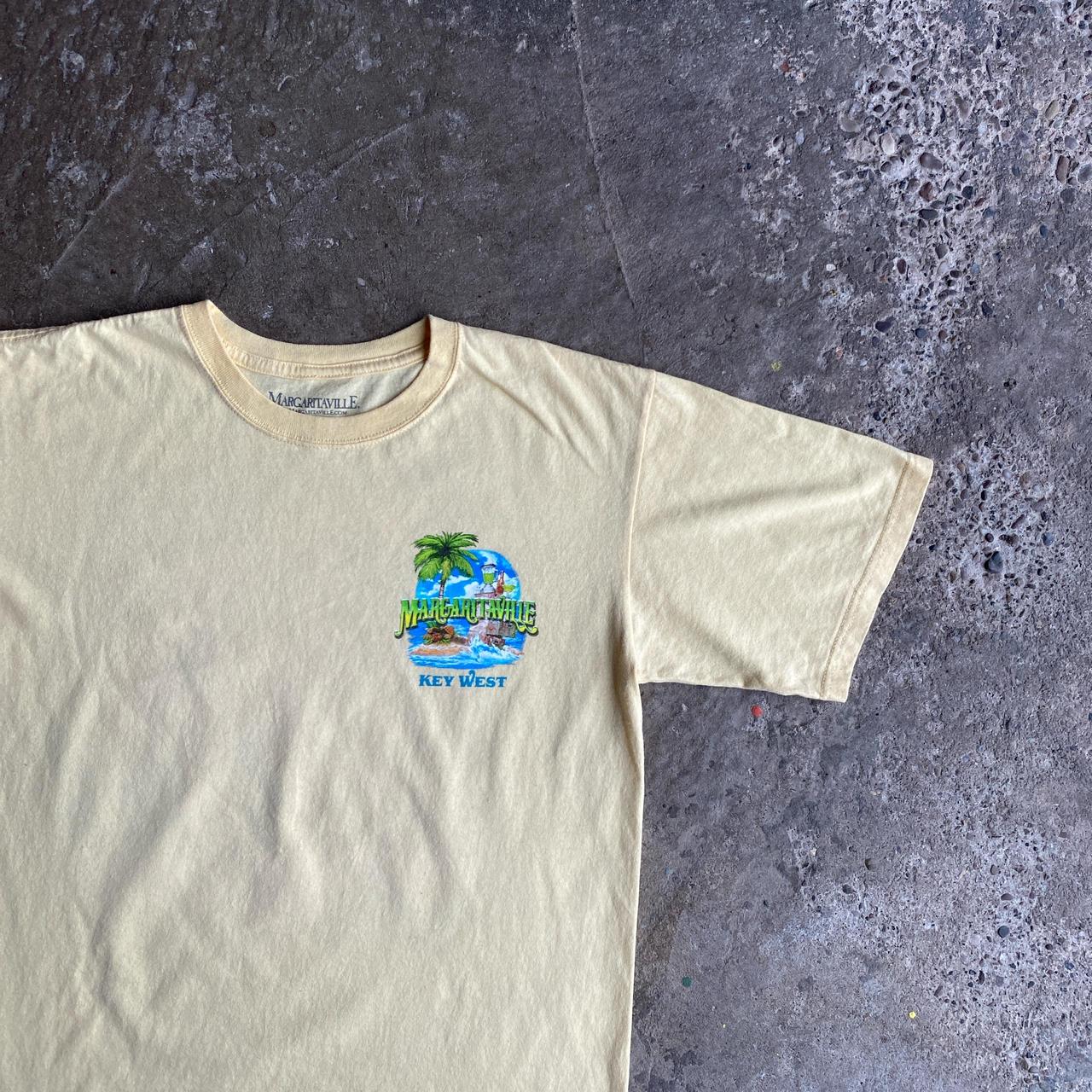 Yellow Margaritaville Graphic Bar T-Shirt - M