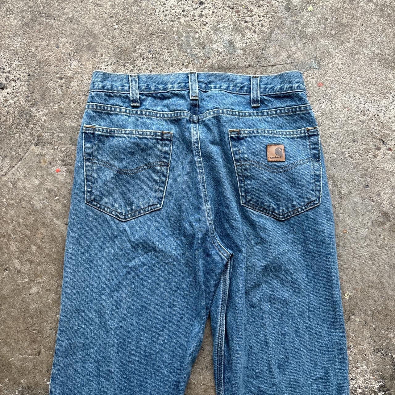 Blue denim Carhartt jeans