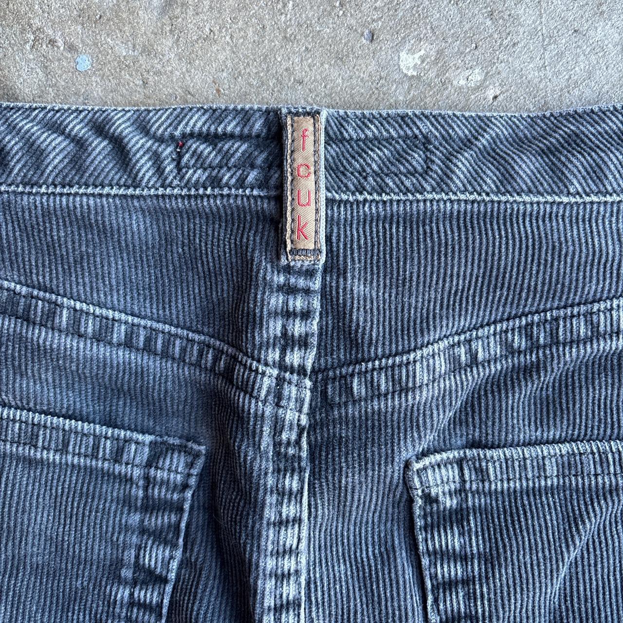 Navy Corduroy French Connection / FCUK y2k Pencil Skirt