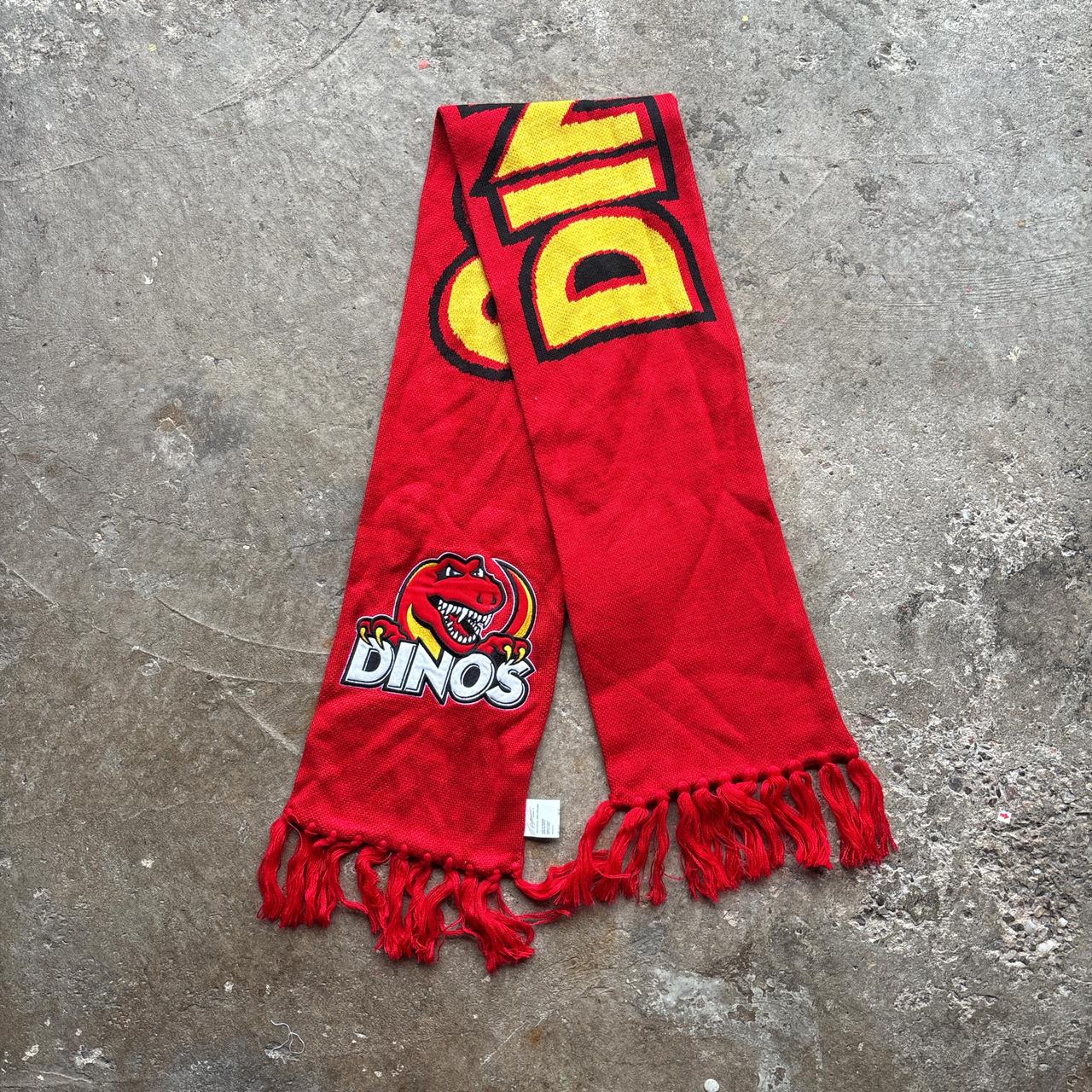 Dinos red and yellow scarf