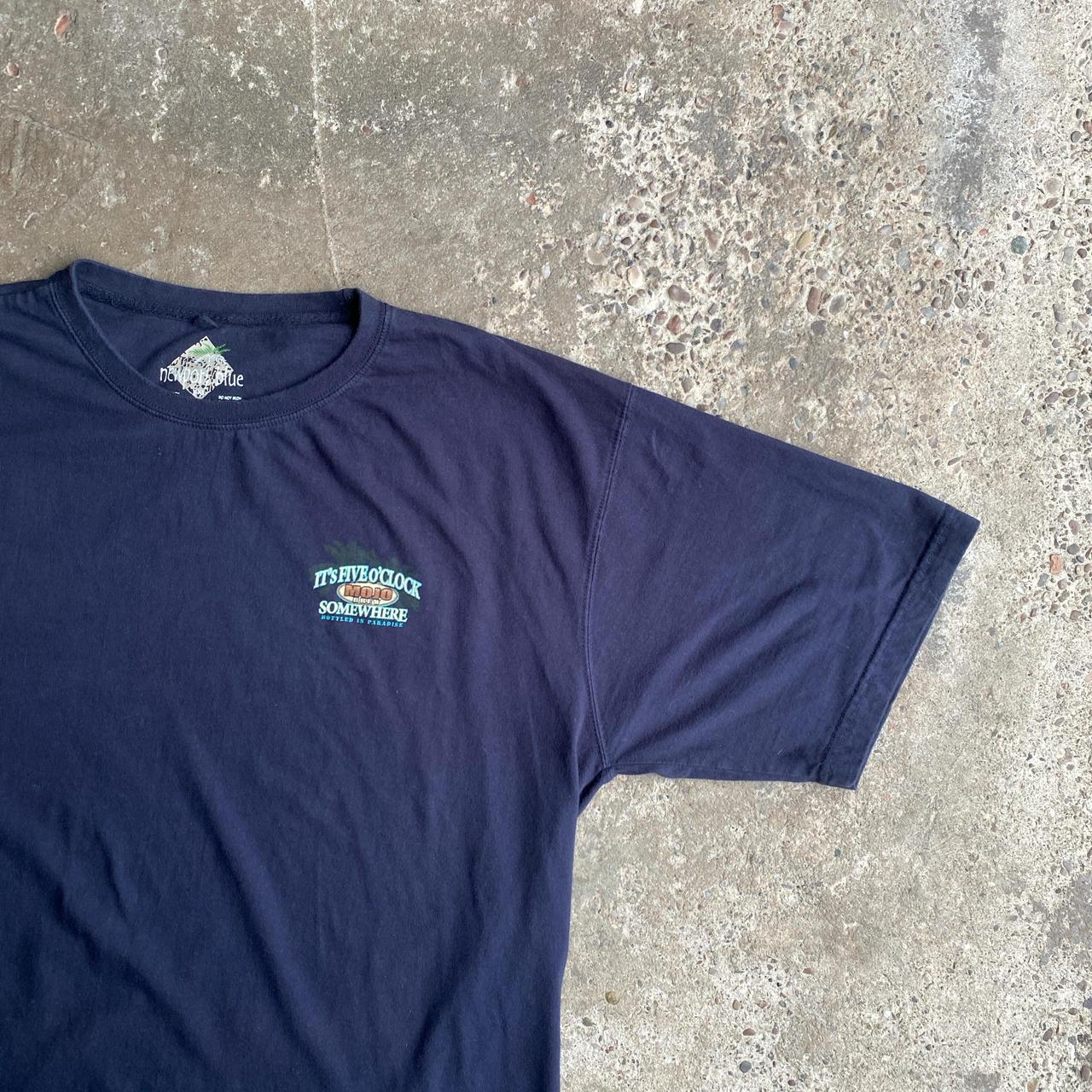 Dark Navy Graphic Bar T-Shirt - 2XL