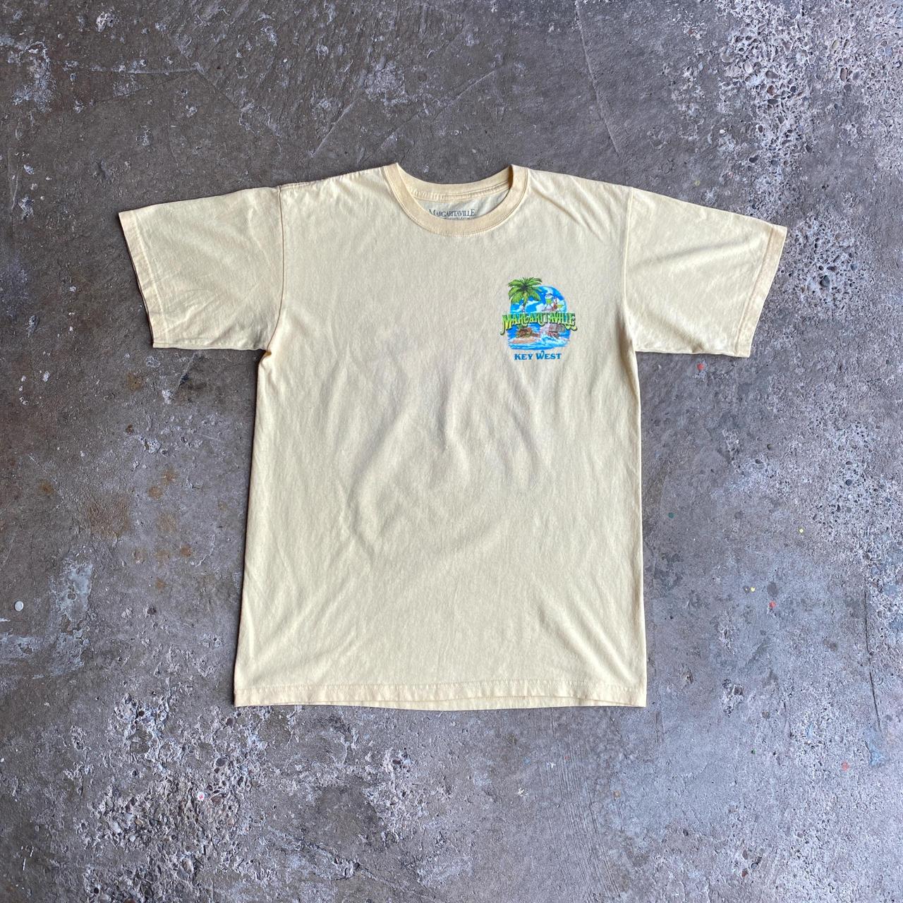 Yellow Margaritaville Graphic Bar T-Shirt - M