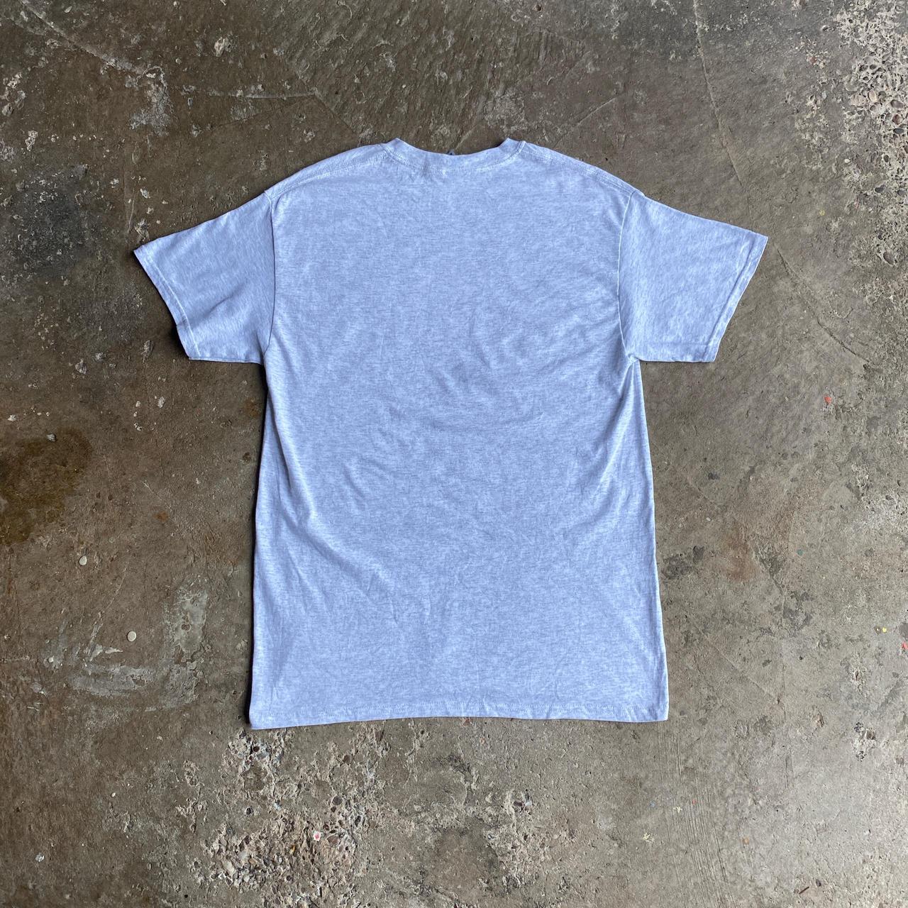 Grey Graphic Corona T-Shirt - M