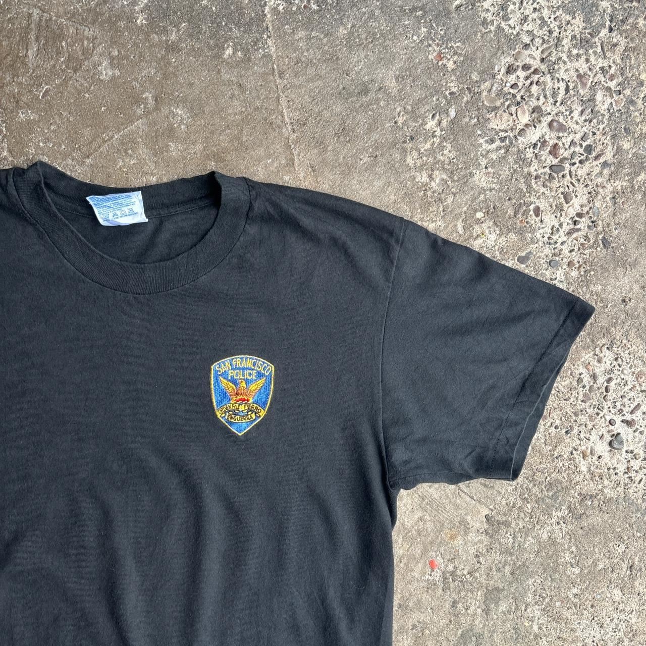 Black Single Stitch San Francisco Police T-Shirt