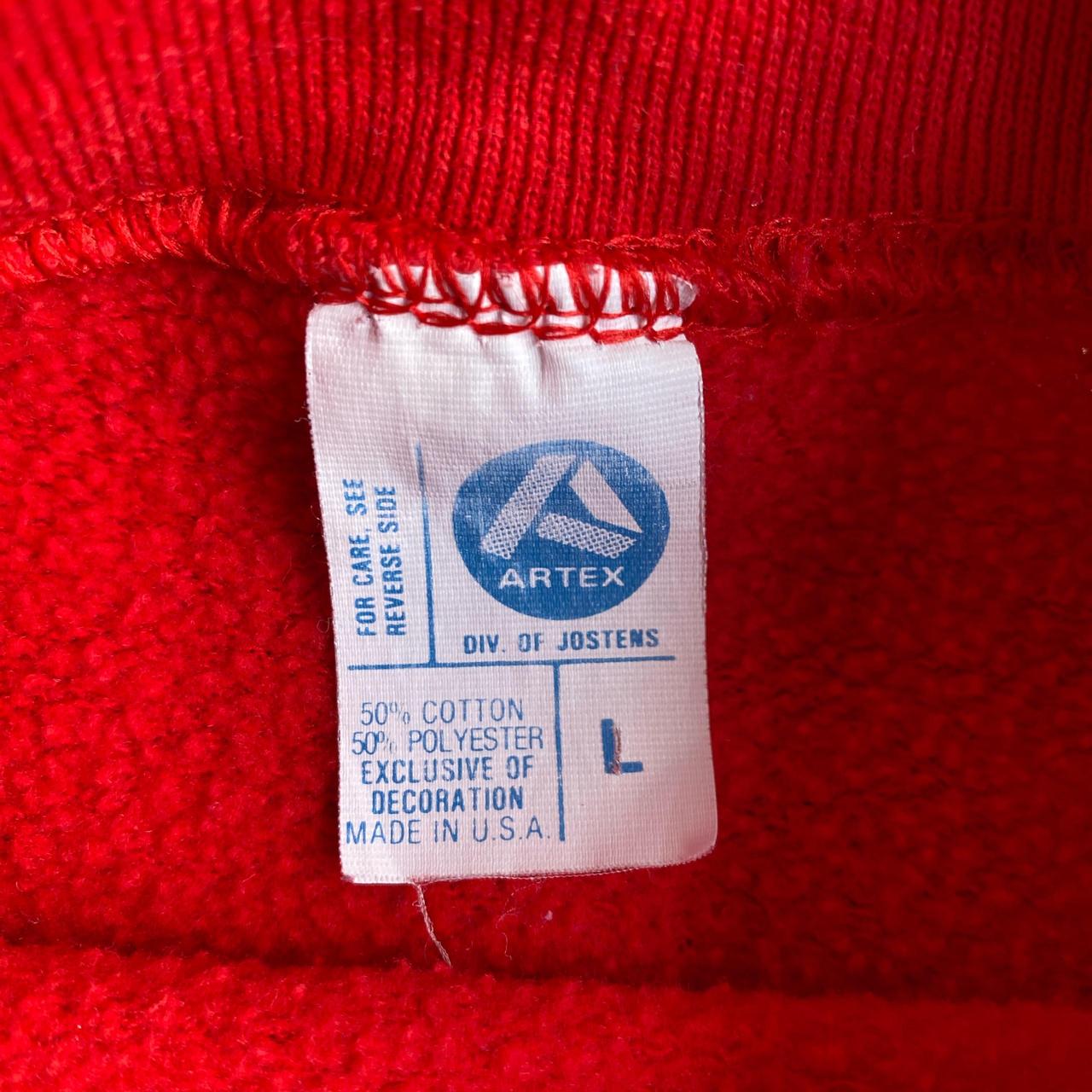 Vintage Red Looney Tunes Sylvester the Cat "Ohio Thtate Univerthity" Crewneck Sweatshirt -