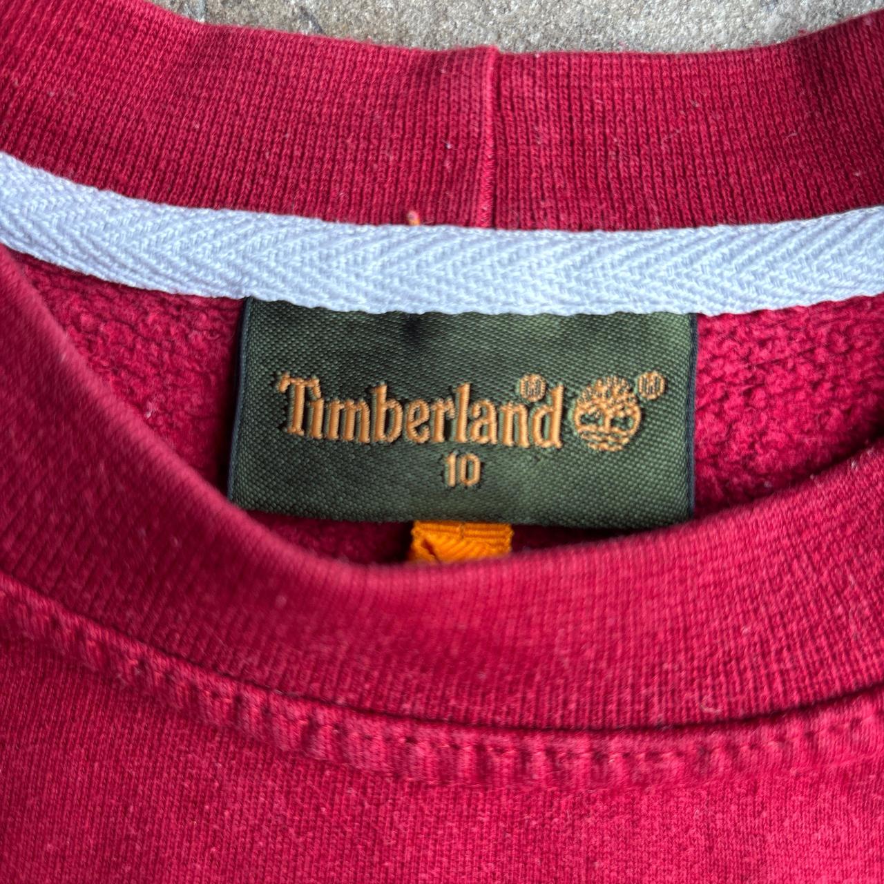 Red Timberland Embroidered Sweatshirt - 10years (kids)