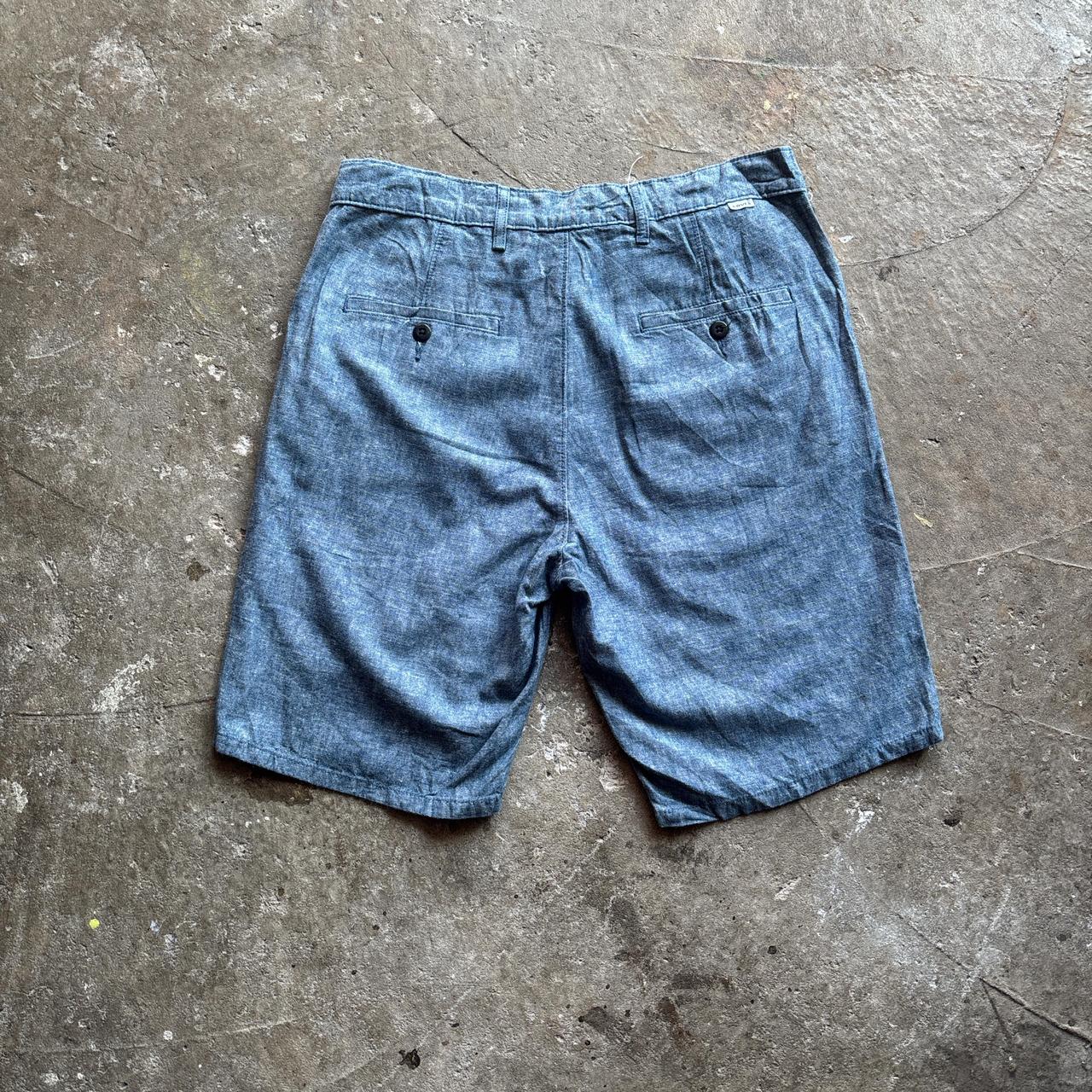 Levi’s Blue Linen Shorts