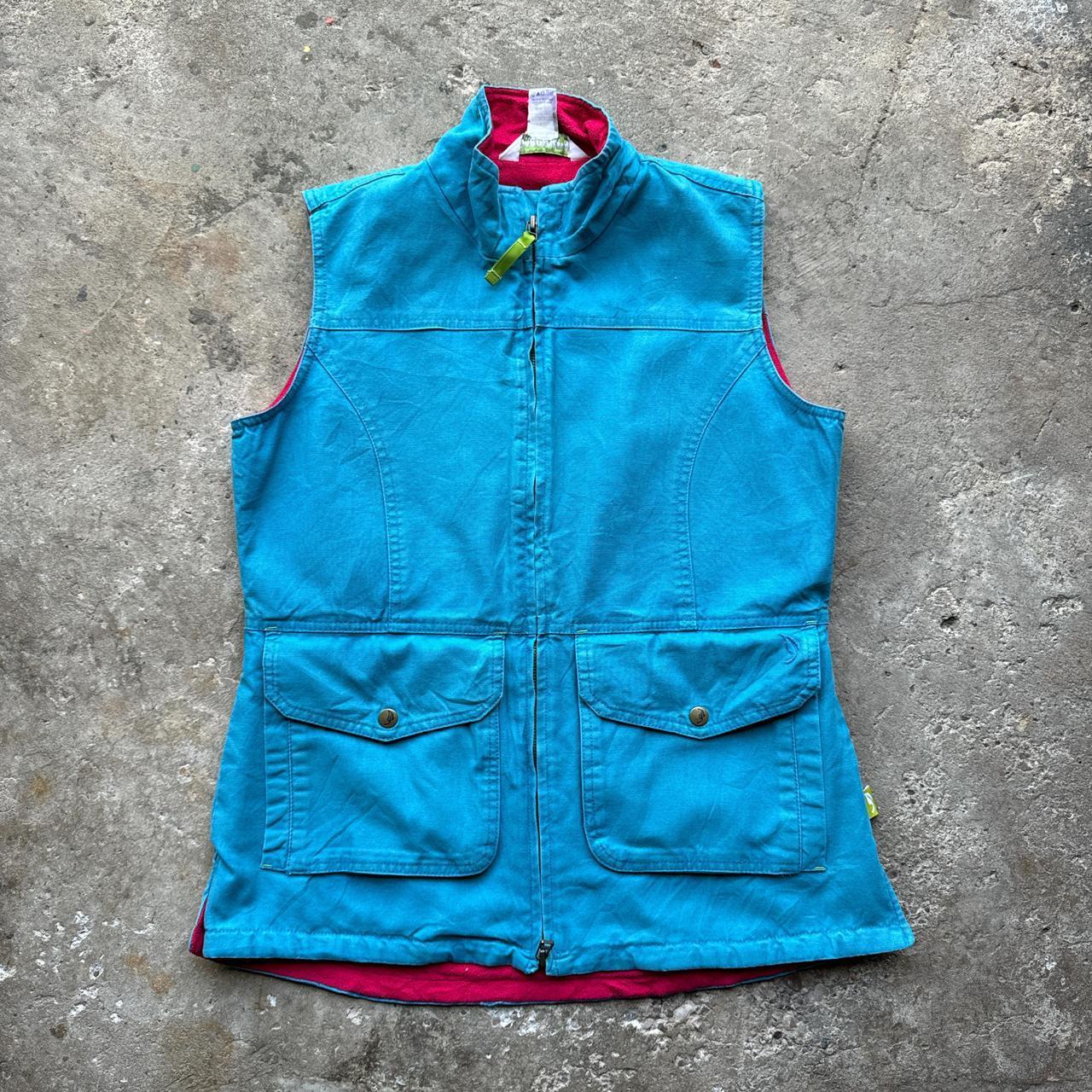 Blue and pink workwear vest / body warmer