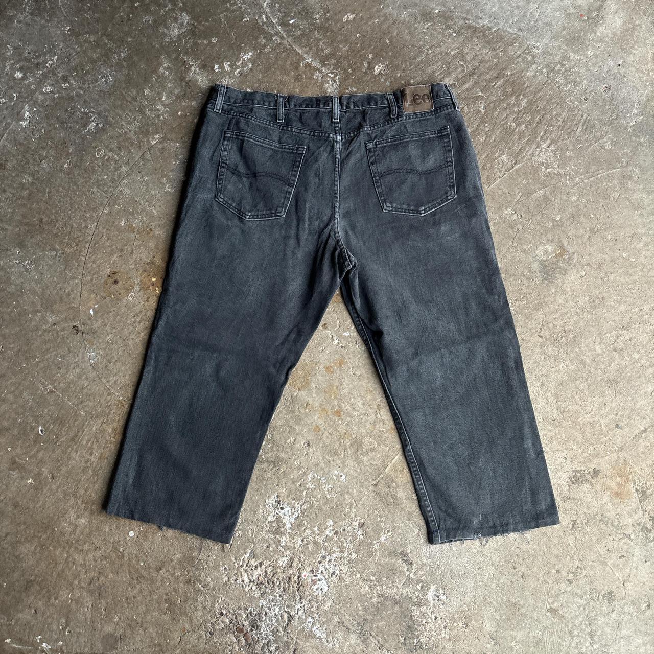 Grey Lee Cropped Denim Jeans