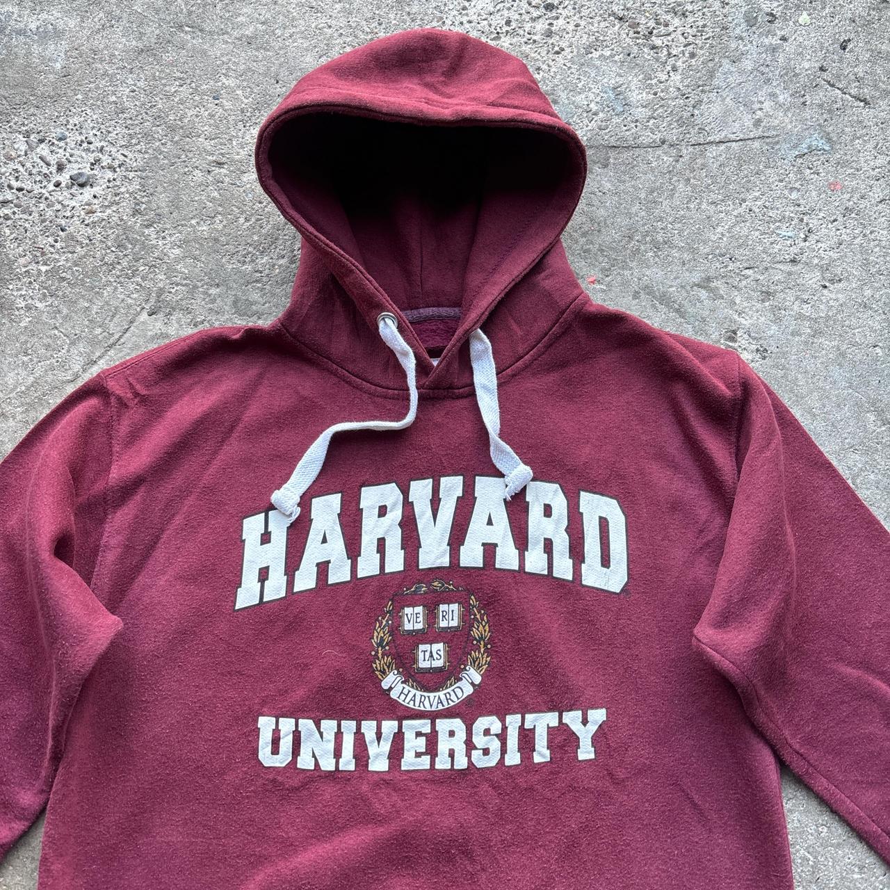 Burgundy Harvard University hoody