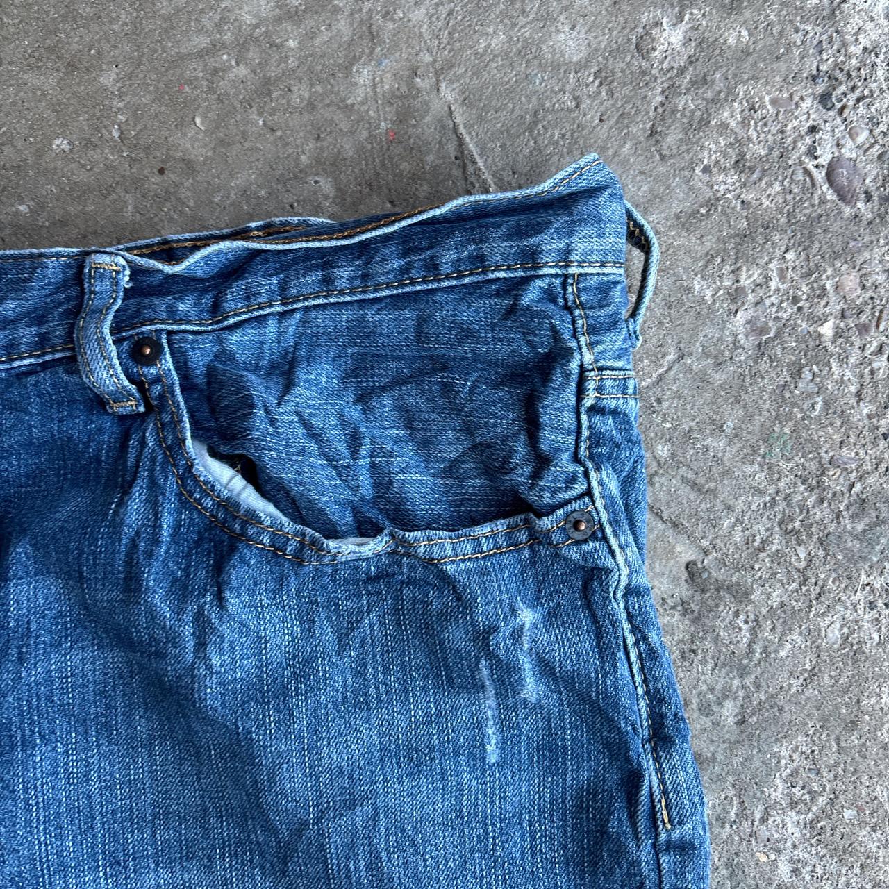 Levi’s 469 Blue Denim Jean Shorts (Jorts)