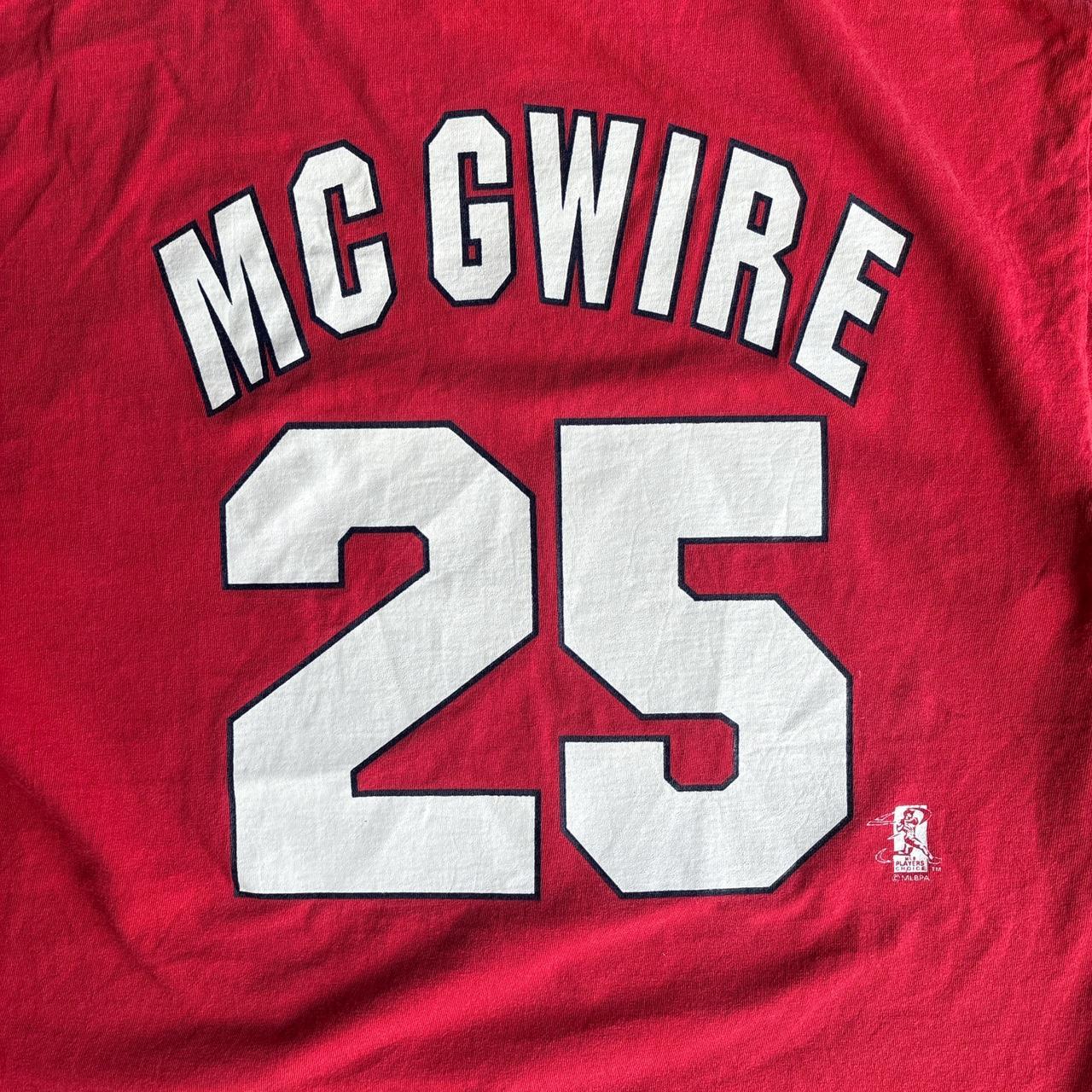 1998 St Louis Cardinals Red ‘McGwire’ MLB Baseball T-Shirt