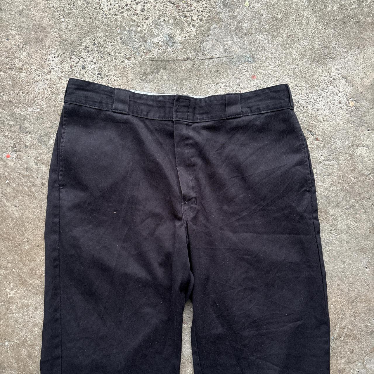 Black Dickies 874 straight leg cotton trousers