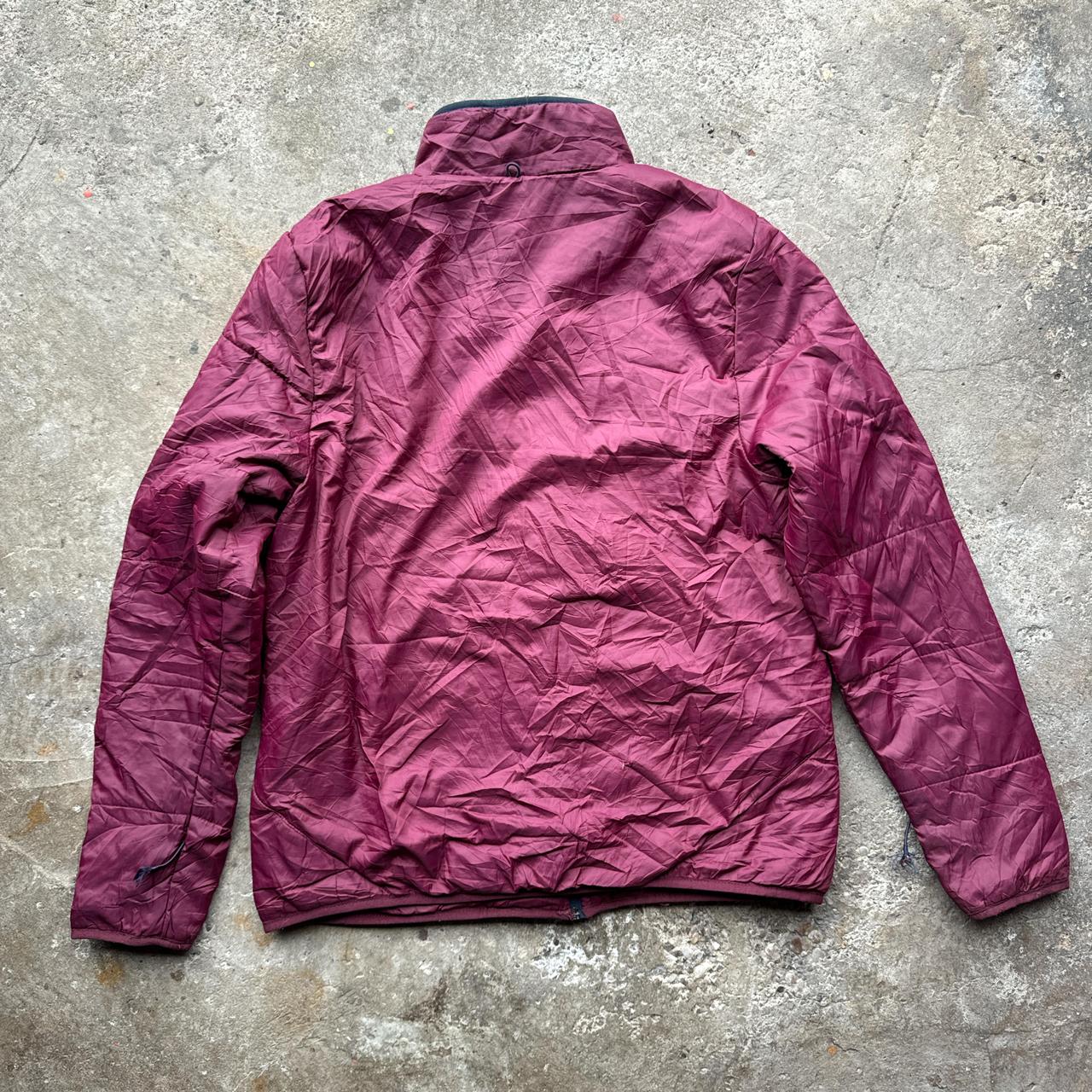 Burgundy Champion puffer jacket