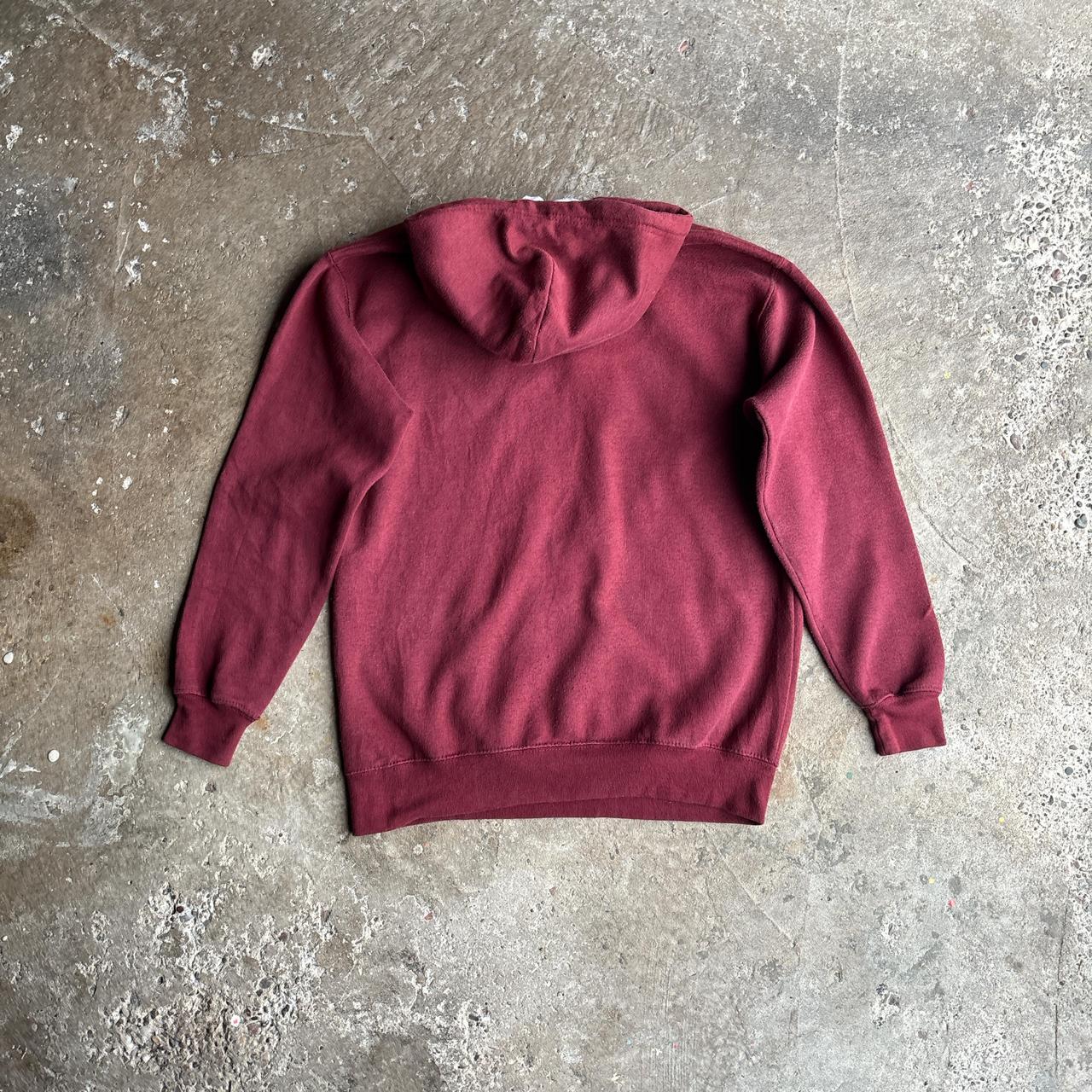 Burgundy Harvard University Graphic Hoodie - S