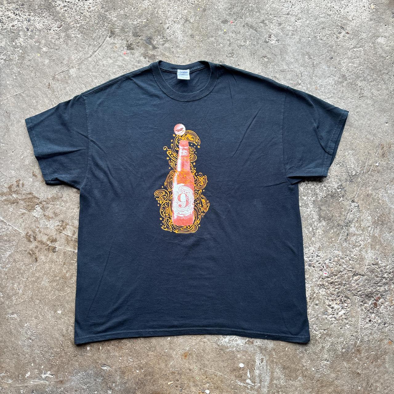 Washed black Magic Hat Brewing Company t-shirt