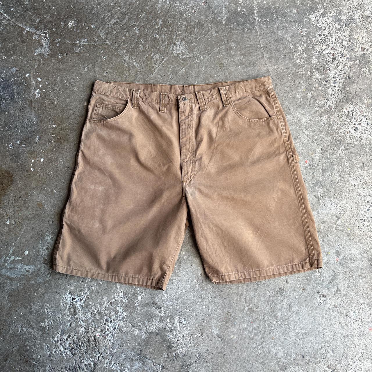 Tan Wrangler Carpenter Workwear Shorts - W46