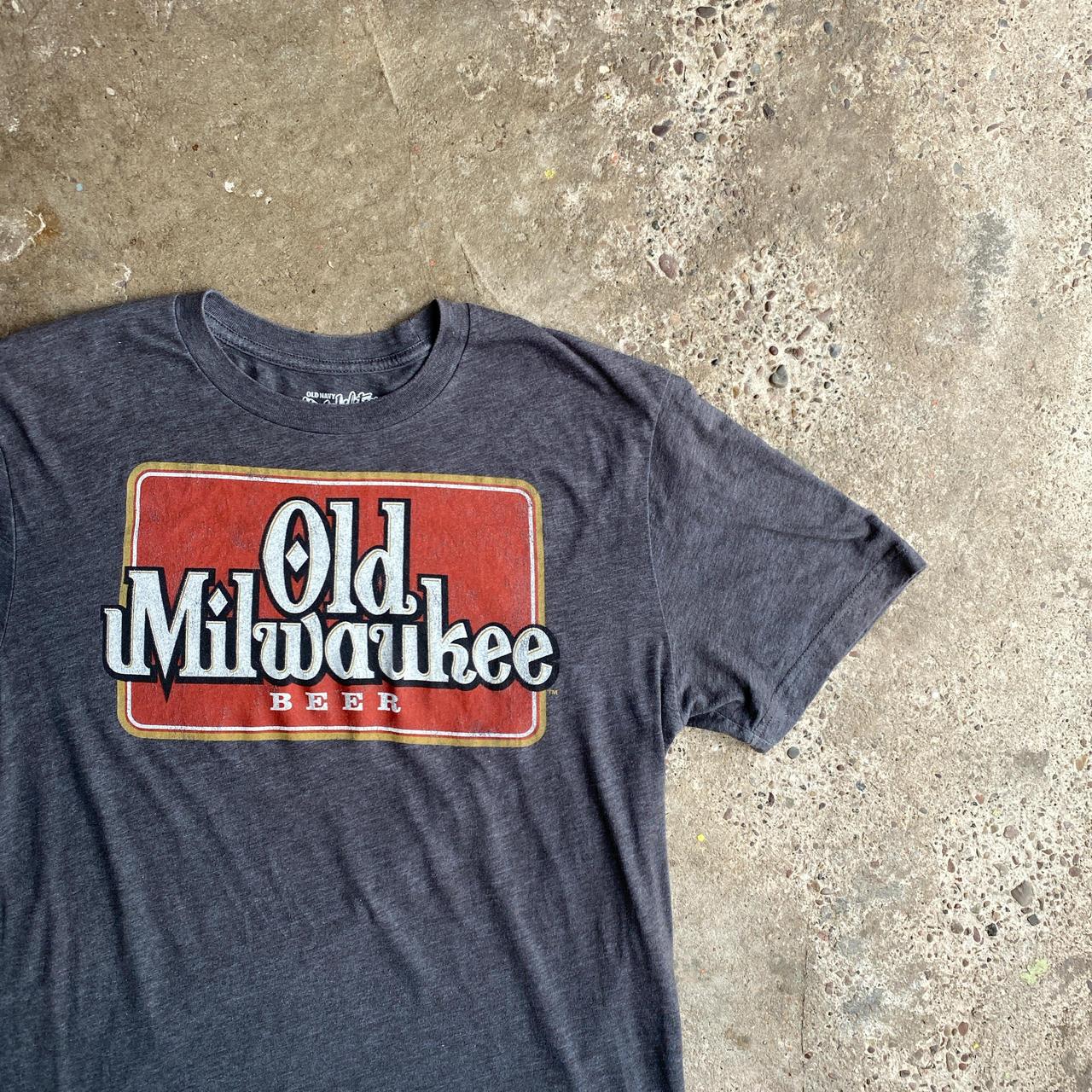 Grey ‘Old Milwaukee’ Graphic T-Shirt - L