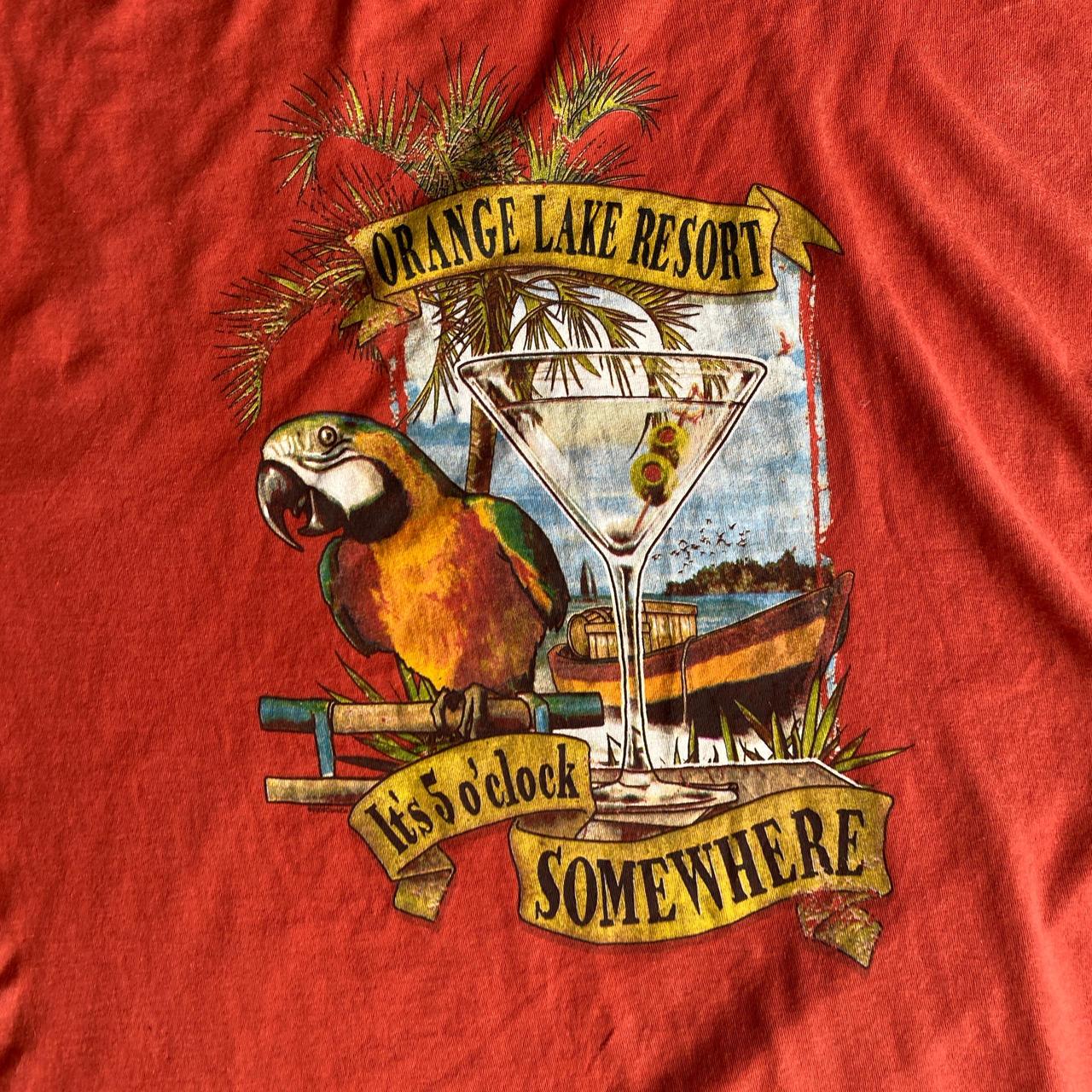 Red ‘It’s 5 o’clock somewhere’ Orlando Bar T-Shirt