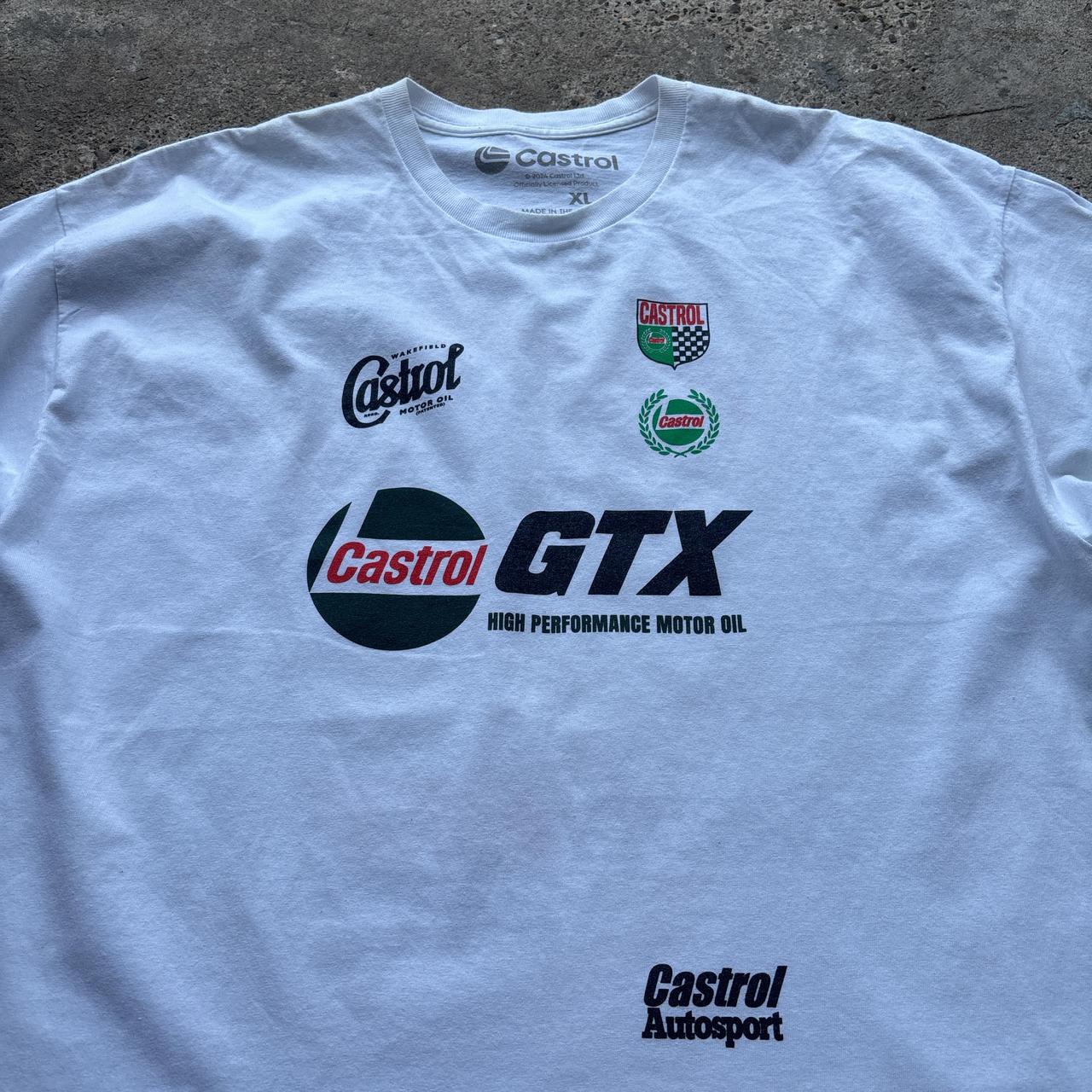 White Castrol Graphic tee - XL