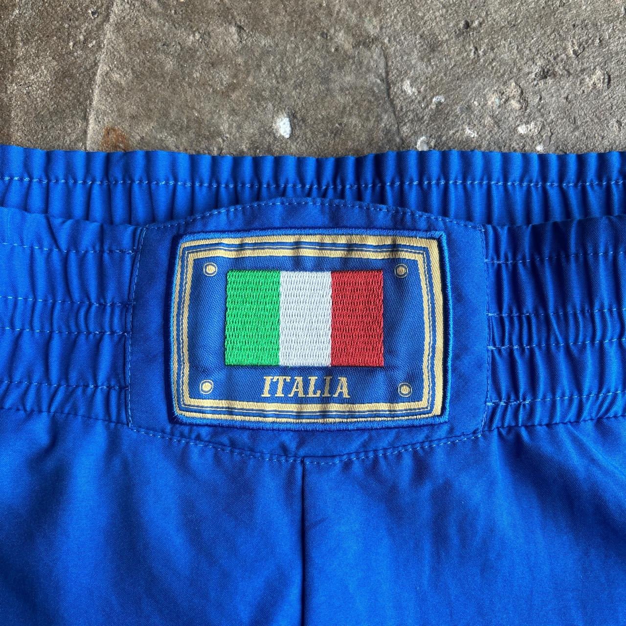 Blue Puma Italy Football Shorts