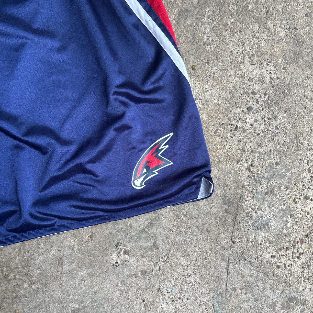 Blue Atlanta Hawks Basketball Style Shorts