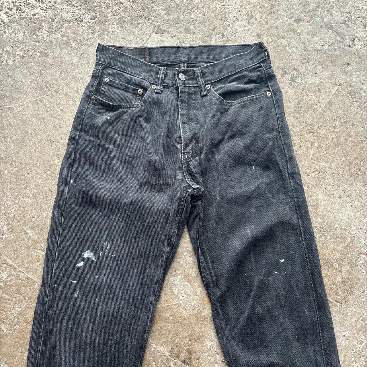Black Levi’s 550 Stone Wash Jeans - W31