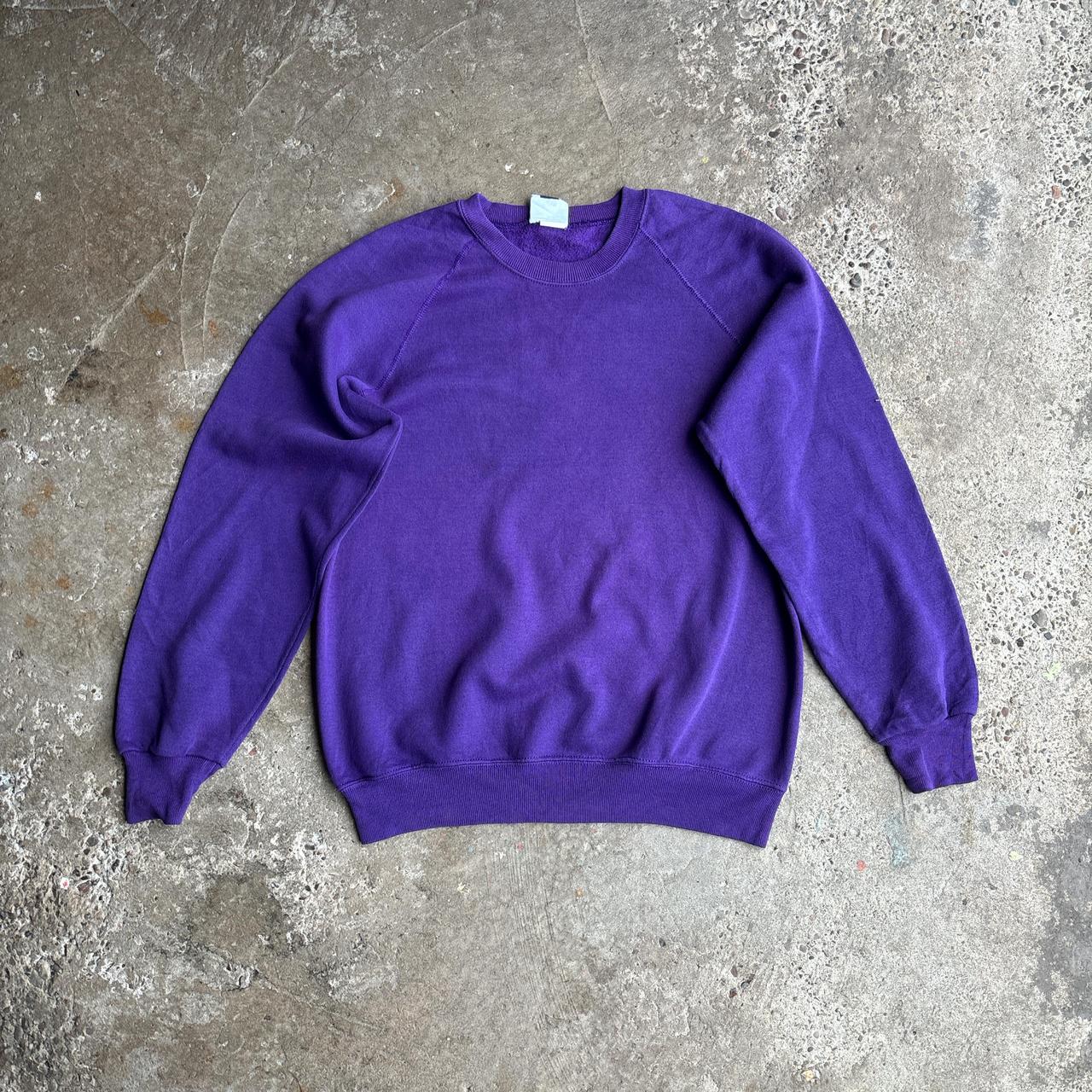 Vintage Purple Lee Sweatshirt- L