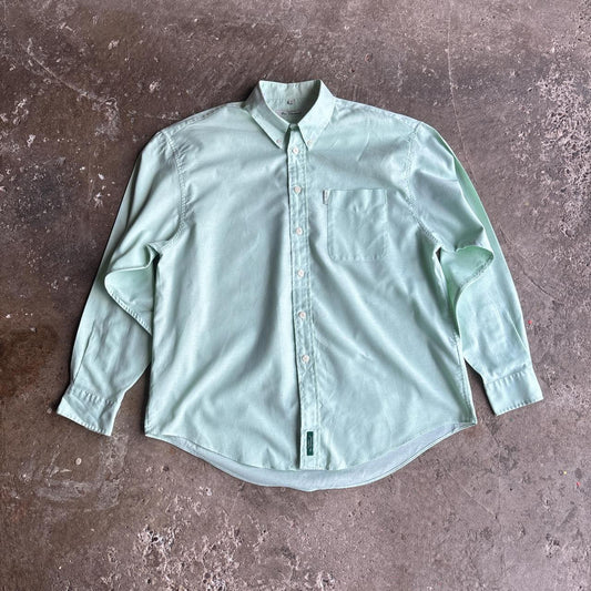 Pastel Green Ben Sherman Long-Sleeve Shirt - XL