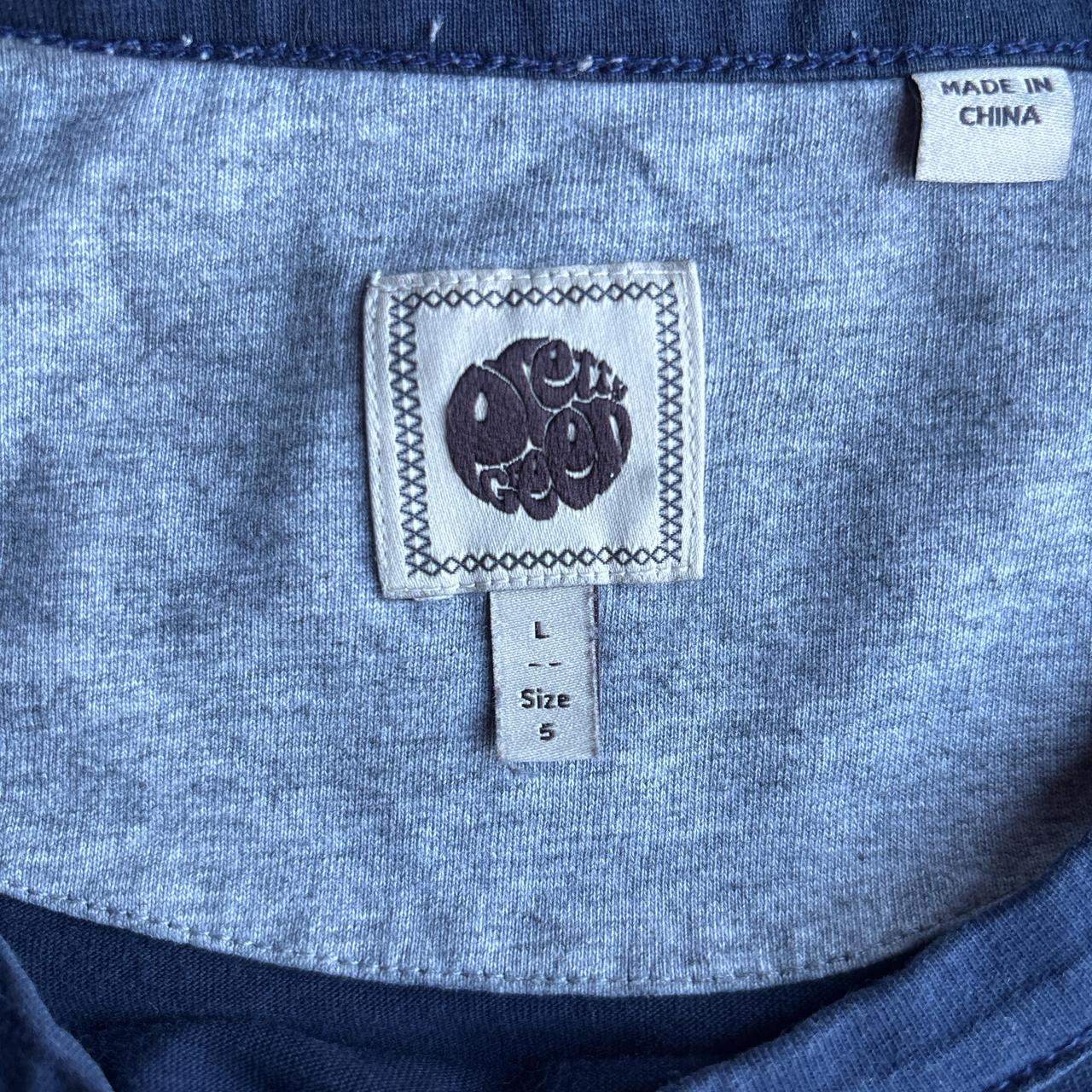 Navy Pretty Green Embroidered T-Shirt - L